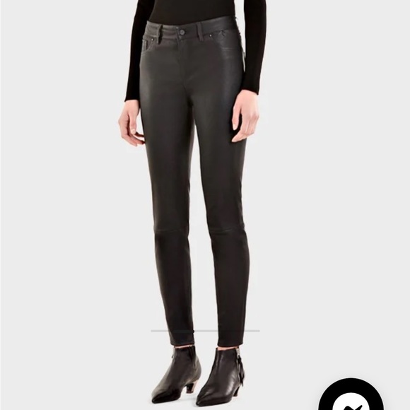 Rudsak MERCEDES WOMEN'S LEATHER PANTS Black - Picture 2 of 10